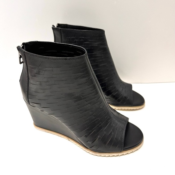 Rudsak Randalia Wedge Booties Leather Size 36 - Picture 4 of 11